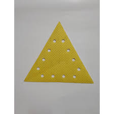 FLEX  Papier ścierny do żyrafy na rzep 290mm x 290mm trójkątny P150 (10szt) 349259