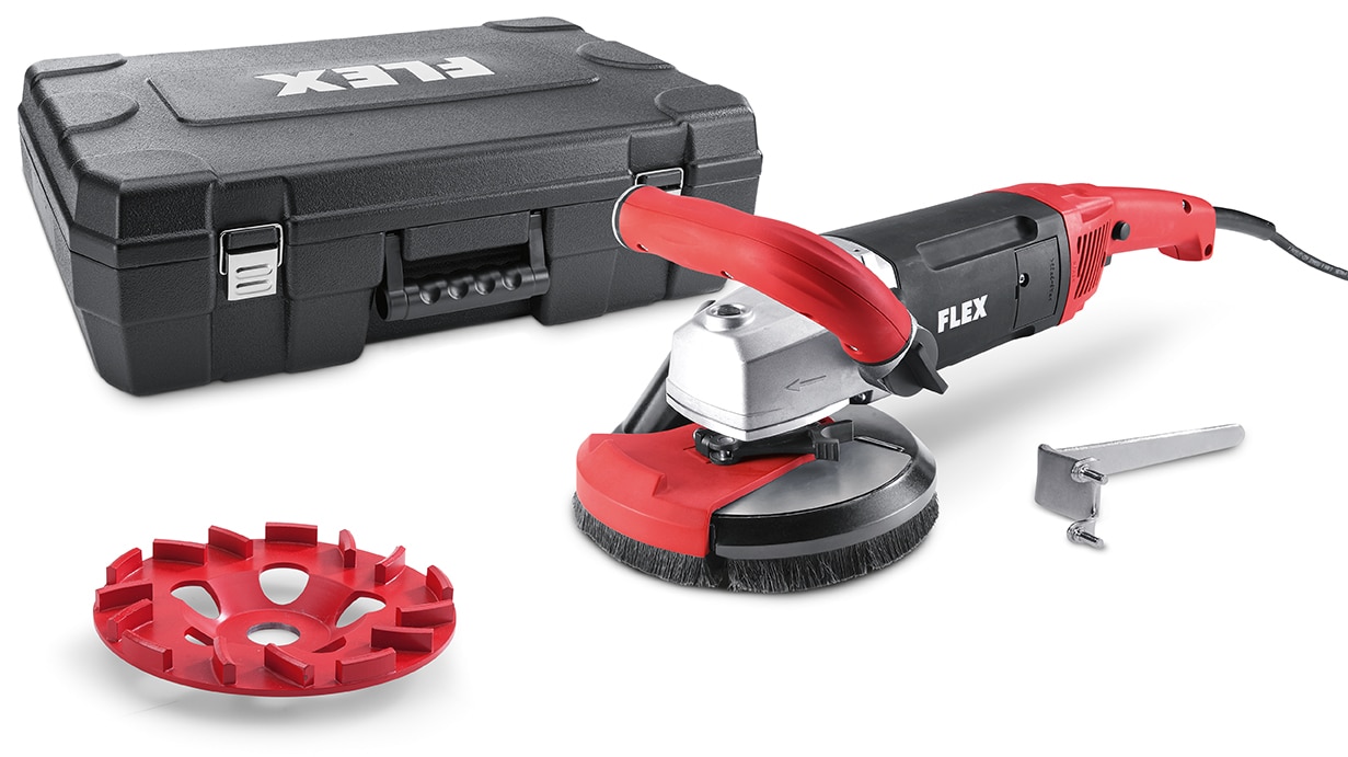 Flex 418.781 LD 18-7 150 R, Kit E-Jet szlifierka renowacyjna do bezpyłowego szlifowania blisko krawędzi , 150mm-0