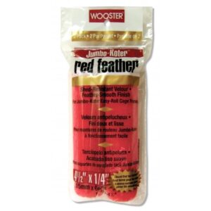 Wooster RR311 Jumbo-Koter Red Feather wałek welurowy do malowania TM 115mm (2szt)-0