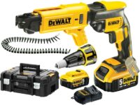 DeWALT Wkrętarka do plyt kartonowo gipsowych (G-K) XR Li-Ion 18 V/5.0Ah z silnikiem bezszczotkowym  DCF620P2K-QW