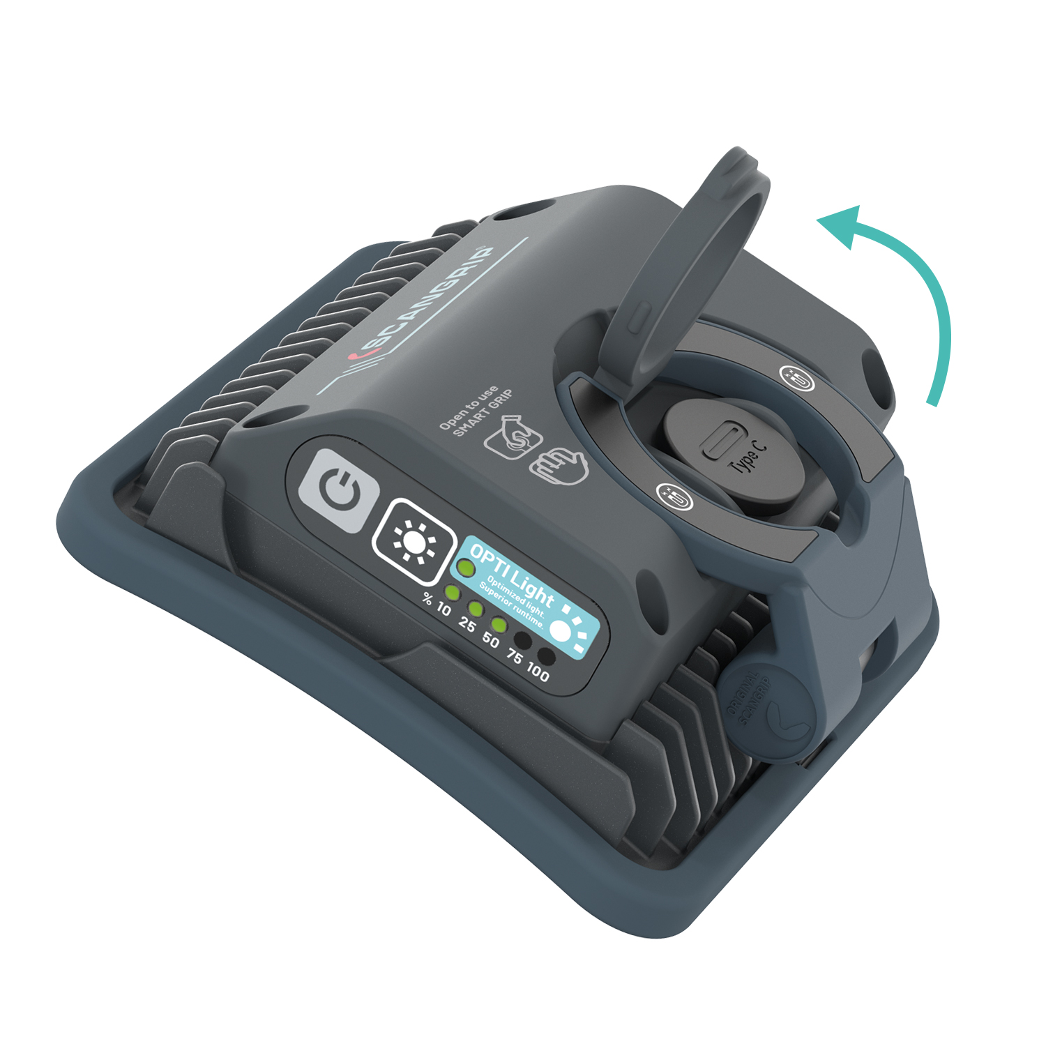 Scangrip NOVA MINI 1000 lm akumulatorowa lampa robocza z systemem SMART GRIP 4 w 1 i wskaźnikiem naładowania baterii (03.6200) Scangrip NOVA MINI 1000 lm akumulatorowa lampa robocza z systemem SMART GRIP 4 w 1 i wskaźnikiem naładowania baterii (03.6200)