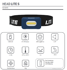 Scangrip HEAD LITE S  akumulatorowa lampa warsztatowa lampka czołowa latarka na głowę (03.5645)