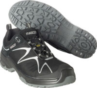 MASCOT® FOOTWEAR FLEX Obuwie – buty robocze ochronne czarne / srebrne rozmiar 44 (F0121-770-09880-1044)