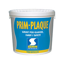 SEMIN PRIM – PLAQUE PRIMER, biała farba gruntująca typu primer na płyty gipsowo – kartonowe oraz gładzie (15kg x 39szt) (PALETA)