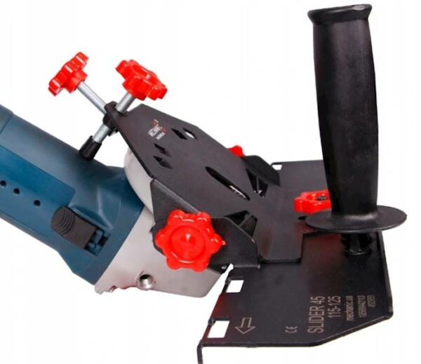 MECHANIC Air SLIDER 45 x 115-125 2.0 Przystawka adapter do szlifierki kątowej służy do cięcia płytek ceramicznych oraz gresowych pod kątem 45 stopni