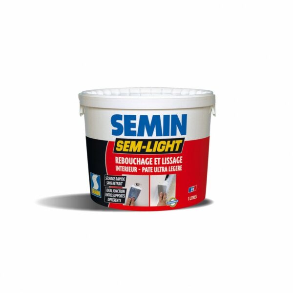 SEMIN SEM-LIGHT Gotowa masa reperacyjna do ścian i sufitów oraz szpachlowania tuba 310ml