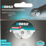 BIHUI professional sintered diamond cutting blade packaging for tiling; Ø45mm bore 6mm, for ceramic, porcelain, and marble