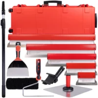 OLEJNIK PEŁNY ZESTAW DO GŁADZI Szpachla OSTRZE 0,3MM 5SZT ADAPTER KIJ WAŁEK (WERGR-G3FS)