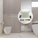 EdPlit PRZYCISK DO ŁAZIENKI UKRYTY SPŁUKUJĄCY KOMPATYBILNY Z GROHE CZARNY (E10010)