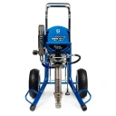 NOWOŚĆ !! GRACO Agregat malarsko-szpachlarski Mark XV XT Standard (18H403) Blue gas-powered post hole digger/auger with two side handles for drilling holes in the ground ground-ready for fence posts (informative image).