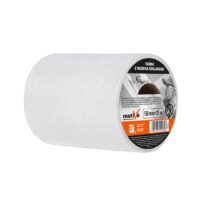 MOTIVE TAŚMA Z WŁÓKNA SZKLANEGO 150mm/25m (020 224) Roll of white glass fiber tape with a label showing 150 mm x 25 m and orange brand accents
