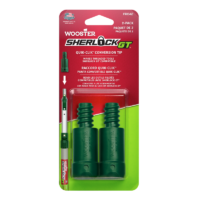 Two green Sherlock GT conversion tips in a red-and-green packaging labeled Wooster, 2-pack, for quick-clik tools