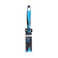 Motive PĘDZEL CREO SOFT DO AKRYLI 25mm (050 610) Blue and black retractable utility knife in its packaging, with a protective guard over the blade edge.