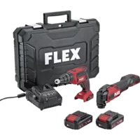 FLEX DW 45+MT 18-EC TC/2.5 Set Wkrętarka akumulatorowa DUOpack do zabudowy w suchej zabudowie + akumulatorowe narzędzie wielofunkcyjne 18 V (532427) FLEX DW 45+MT 18-EC TC/2.5 Set Wkrętarka akumulatorowa DUOpack do zabudowy w suchej zabudowie + akumulatorowe narzędzie wielofunkcyjne 18 V (532427)